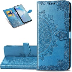 Кожаный чехол (книжка) Art Case с визитницей для Xiaomi Redmi Note 12S Синий
