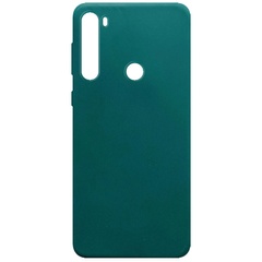 Силиконовый чехол Candy для Xiaomi Redmi Note 8 / Note 8 2021 Зеленый / Forest green
