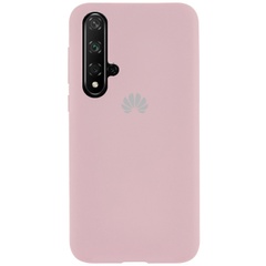 Чехол Silicone Cover Full Protective (AA) для Huawei Honor 20 / Nova 5T Розовый / Pink Sand