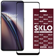 Защитное стекло SKLO 3D (full glue) для Oppo Reno 7 4G / Reno 7 Lite 5G Черный