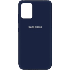 Чехол Silicone Cover My Color Full Protective (A) для Samsung Galaxy A72 4G / A72 5G Синий / Midnight blue