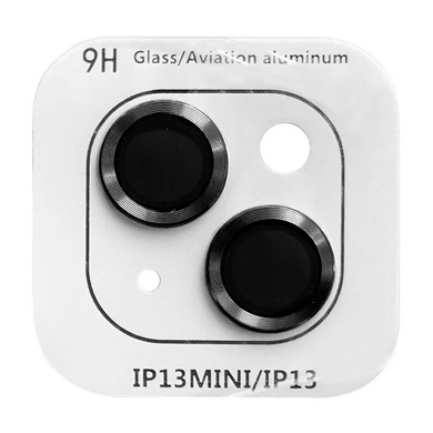 Защитное стекло Metal Classic на камеру (в упак.) для Apple iPhone 13 mini / 13 Темно-Серый / Graphite