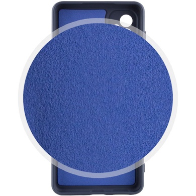 Чехол Silicone Cover Lakshmi Full Camera (A) для Motorola Moto G04 Синий / Midnight Blue