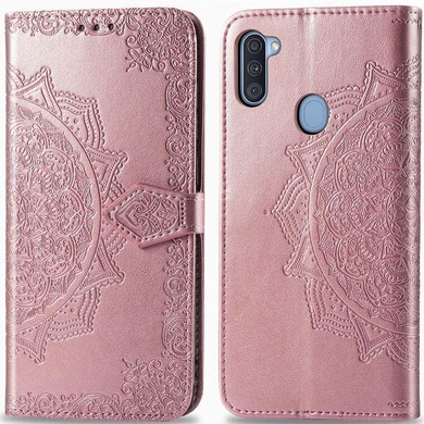 Шкіряний чохол (книжка) Art Case з візитницею для Samsung Galaxy A11 / M11, Рожевий