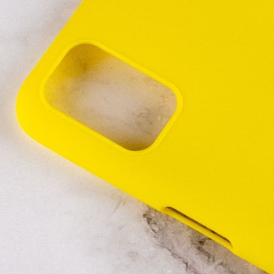 Силиконовый чехол Candy для Oppo A76 4G Желтый