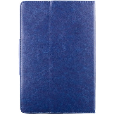Универсальный кожаный чехол книжка для планшета 9-10" Синий
