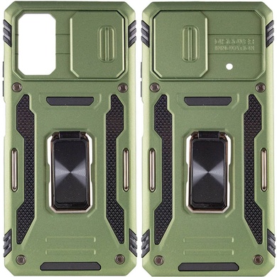 Удароміцний чохол Camshield Army Ring для Xiaomi Poco X5 Pro 5G / Note 12 Pro 5G, Оливковый / Army Green