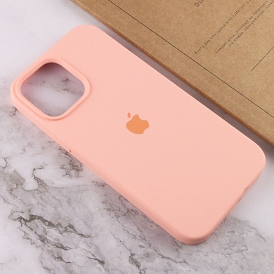 Чехол Silicone Case Full Protective (AA) для Apple iPhone 13 Pro (6.1") Оранжевый / Grapefruit
