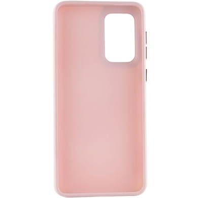 TPU чехол Bonbon Metal Style для Samsung Galaxy A55 Розовый / Light pink