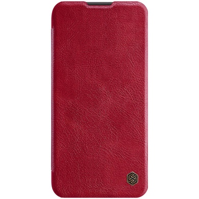 Кожаный чехол (книжка) Nillkin Qin Series для Huawei P40 Lite / Nova 7i / Nova6SE Красный