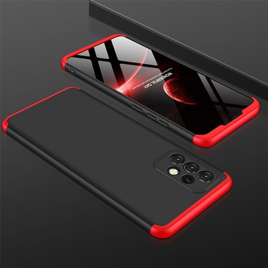 Пластикова накладка GKK LikGus 360 градусів (opp) для Samsung Galaxy A72 4G / A72 5G, Черный / Красный