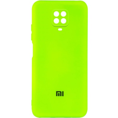 Чохол Silicone Cover My Color Full Camera (A) для Xiaomi Redmi Note 9s / Note 9 Pro / Note 9 Pro Max, Салатовый / Neon green