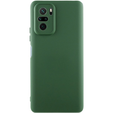 Чехол Silicone Cover Lakshmi Full Camera (AA) для Xiaomi Redmi Note 10 / Note 10s / Poco M5s Зеленый / Dark green