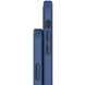 TPU+PC чехол Metal Buttons with MagSafe для Apple iPhone 12 Pro / 12 (6.1") Синий