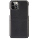 Кожаная накладка G-Case Cardcool Series для Apple iPhone 12 Pro / 12 (6.1") Черный