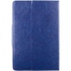 Универсальный кожаный чехол книжка для планшета 9-10" Синий