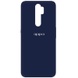 Чехол Silicone Cover My Color Full Protective (A) для Oppo A5 (2020) / Oppo A9 (2020) Синий / Midnight blue