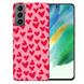 TPU чохол Love для Samsung Galaxy S21 FE, Hearts mini