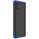 Пластикова накладка GKK LikGus 360 градусів (opp) для Samsung Galaxy A51, Чорний / Синій