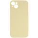 Чехол Silicone Case Full Camera Protective (AA) NO LOGO для Apple iPhone 14 (6.1") Желтый / Mellow Yellow