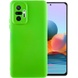 Чехол Silicone Cover Lakshmi Full Camera (A) для Xiaomi Redmi Note 10 Pro / 10 Pro Max Салатовый / Neon Green