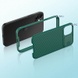 Карбоновая накладка Nillkin Camshield (шторка на камеру) для Apple iPhone 12 mini (5.4") Зеленый / Dark Green