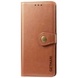 Кожаный чехол книжка GETMAN Gallant (PU) для Xiaomi Redmi Note 11 (Global) / Note 11S Коричневый