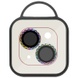 Захисне скло Metal Shine на камеру (в упак.) для Apple iPhone 13 mini / 13, Сиреневый / Rainbow