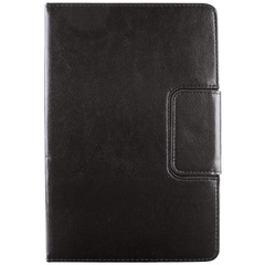 Универсальный кожаный чехол книжка для планшета 9-10" Черный