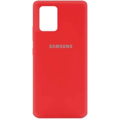 Чехол Silicone Cover My Color Full Protective (A) для Samsung Galaxy A72 4G / A72 5G Красный / Red