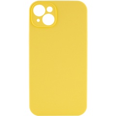 Чохол Silicone Case Full Camera Protective (AA) NO LOGO для Apple iPhone 14 (6.1"), Жовтий / Yellow