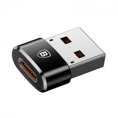 Переходник Baseus USB Male To Type-C Female Adapter Converter 5A (CAAOTG) Черный