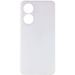 Силиконовый чехол Candy Full Camera для Oppo A58 4G Белый / White