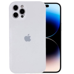 Чохол Silicone Case Full Camera Protective (AA) для Apple iPhone 14 Pro (6.1"), Білий / White