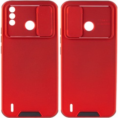 TPU+PC чехол Lens series для TECNO Spark 6 Go Красный