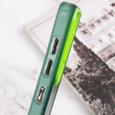 TPU+PC чехол Magic glow with protective edge для Samsung Galaxy S23 Green