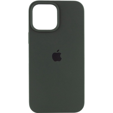 Чехол Silicone Case Full Protective (AA) для Apple iPhone 14 Pro Max (6.7") Зеленый / Cyprus Green