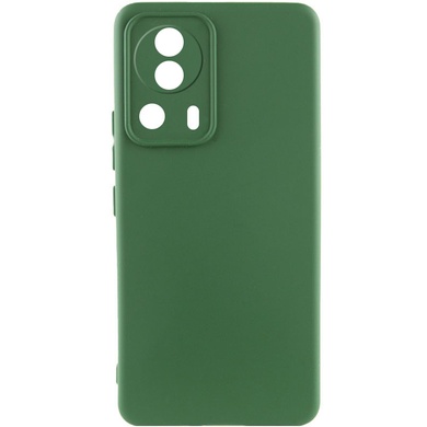 Чохол Silicone Cover Lakshmi Full Camera (A) для Xiaomi 13 Lite, Зелений / Dark Green