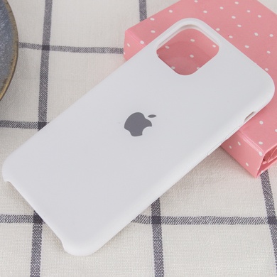 Чехол Silicone Case (AA) для Apple iPhone 11 Pro Max (6.5") Белый / White