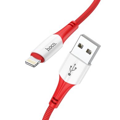 Дата кабель Hoco X70 Ferry USB to Lightning (1m), Red