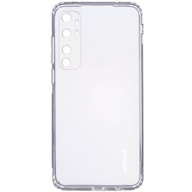 TPU чохол GETMAN Clear 1,0 mm для Xiaomi Mi Note 10 Lite, Безбарвний (прозорий)