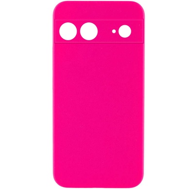 Чохол Silicone Cover Lakshmi Full Camera (AAA) для Google Pixel 7, Рожевий / Barbie pink