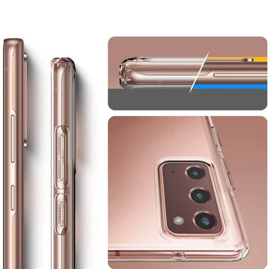 TPU чохол Epic Transparent 1,0mm для Samsung Galaxy Note 20, Безбарвний (прозорий)