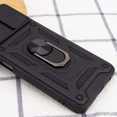 Удароміцний чохол Camshield Serge Ring for Magnet для Xiaomi Redmi Note 10 Pro 5G / Poco X3 GT, Чорний