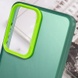 TPU+PC чехол Magic glow with protective edge для Samsung Galaxy S23 Green