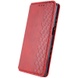 Кожаный чехол книжка GETMAN Cubic (PU) для Motorola Moto G24 / G04 Красный