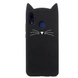 Силиконовая накладка 3D Cat для Huawei P Smart+ (nova 3i) Черный
