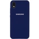 Чехол Silicone Cover Full Protective (AA) для Samsung Galaxy M01 Core / A01 Core Темно-синий / Midnight blue