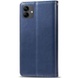 Кожаный чехол книжка GETMAN Gallant (PU) для Samsung Galaxy A05 Синий