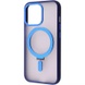 TPU+PC чохол WAVE Attraction case with Magnetic Safe для Apple iPhone 15 (6.1"), Blue